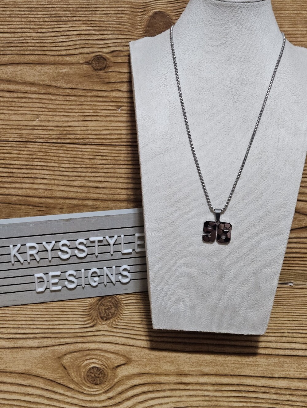 Sport Necklace And Pendant Soccer Number 96